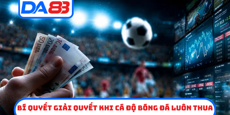 Bí quyết giải quyết khi cá độ bóng đá luôn thua