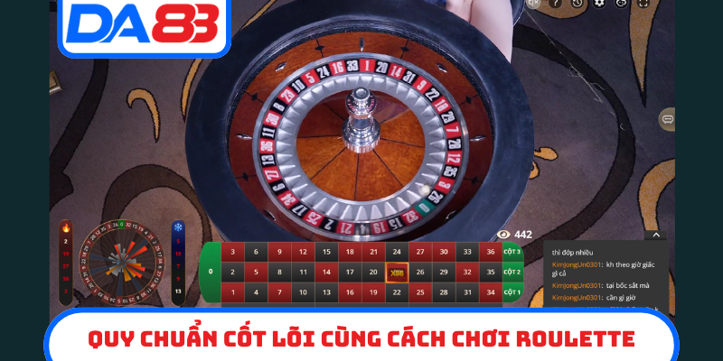 Quy chuẩn cốt lõi cùng cách chơi Roulette