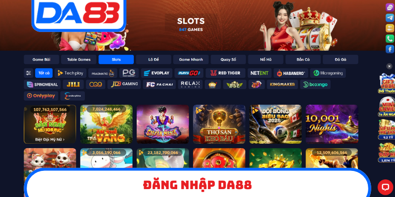Đăng nhập DA88