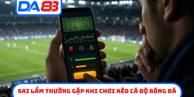 Sai lầm thường gặp khi chơi kèo cá độ bóng đá