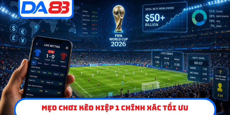 Mẹo chơi kèo hiệp 1 chính xác tối ưu